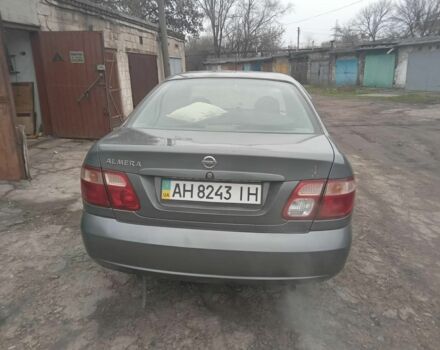 Серый Ниссан Альмера, объемом двигателя 1.5 л и пробегом 200 тыс. км за 4500 $, фото 2 на Automoto.ua