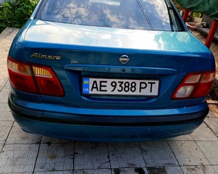 Синий Ниссан Альмера, объемом двигателя 1.6 л и пробегом 240 тыс. км за 2200 $, фото 1 на Automoto.ua