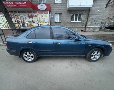 Синий Ниссан Альмера, объемом двигателя 1.5 л и пробегом 400 тыс. км за 2600 $, фото 2 на Automoto.ua