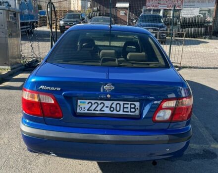 Синий Ниссан Альмера, объемом двигателя 1.5 л и пробегом 319 тыс. км за 2000 $, фото 4 на Automoto.ua