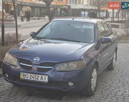 Синий Ниссан Альмера, объемом двигателя 1.5 л и пробегом 319 тыс. км за 3500 $, фото 2 на Automoto.ua