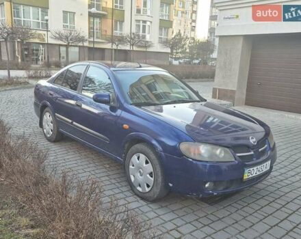 Синий Ниссан Альмера, объемом двигателя 1.5 л и пробегом 319 тыс. км за 3500 $, фото 1 на Automoto.ua