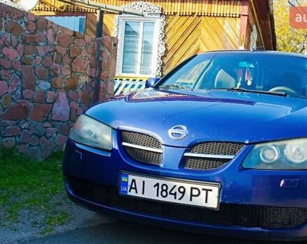 Синий Ниссан Альмера, объемом двигателя 1.5 л и пробегом 258 тыс. км за 3000 $, фото 2 на Automoto.ua