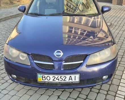 Синий Ниссан Альмера, объемом двигателя 1.5 л и пробегом 319 тыс. км за 3500 $, фото 1 на Automoto.ua