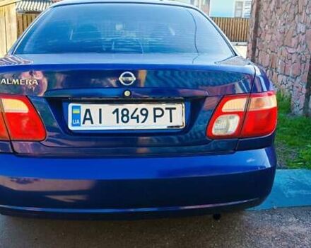 Синий Ниссан Альмера, объемом двигателя 1.5 л и пробегом 258 тыс. км за 3000 $, фото 1 на Automoto.ua