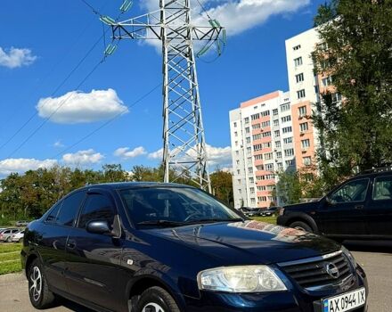 Синий Ниссан Альмера, объемом двигателя 1.6 л и пробегом 218 тыс. км за 5500 $, фото 1 на Automoto.ua