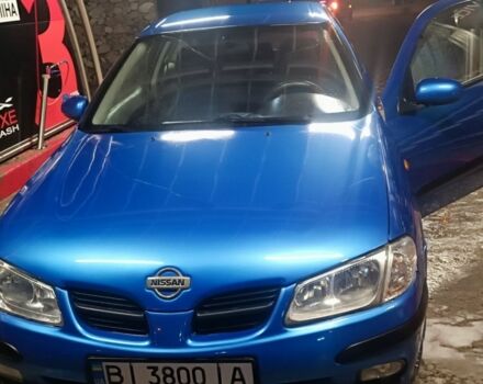 Синий Ниссан Альмера, объемом двигателя 1.5 л и пробегом 260 тыс. км за 1800 $, фото 1 на Automoto.ua