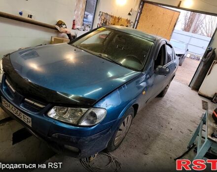 Синий Ниссан Альмера, объемом двигателя 1.6 л и пробегом 250 тыс. км за 1000 $, фото 1 на Automoto.ua