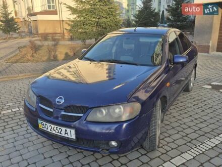 Синий Ниссан Альмера, объемом двигателя 1.5 л и пробегом 319 тыс. км за 3500 $, фото 1 на Automoto.ua