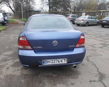 Синий Ниссан Альмера, объемом двигателя 1.6 л и пробегом 280 тыс. км за 3400 $, фото 1 на Automoto.ua