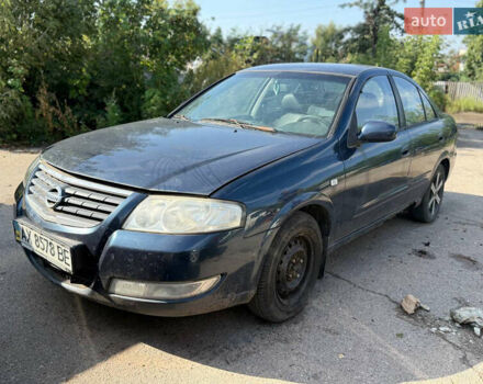 Синий Ниссан Альмера, объемом двигателя 1.6 л и пробегом 330 тыс. км за 3300 $, фото 1 на Automoto.ua