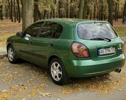 Зеленый Ниссан Альмера, объемом двигателя 1.5 л и пробегом 275 тыс. км за 3350 $, фото 3 на Automoto.ua