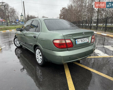 Зеленый Ниссан Альмера, объемом двигателя 1.5 л и пробегом 270 тыс. км за 3700 $, фото 5 на Automoto.ua