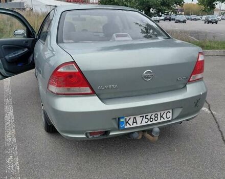Зеленый Ниссан Альмера, объемом двигателя 1.6 л и пробегом 233 тыс. км за 3700 $, фото 2 на Automoto.ua