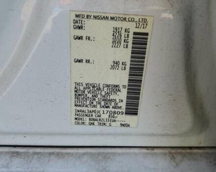 Белый Ниссан Альтима, объемом двигателя 2.49 л и пробегом 153 тыс. км за 1800 $, фото 11 на Automoto.ua