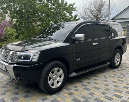 Чорний Ніссан Armada, об'ємом двигуна 5.6 л та пробігом 244 тис. км за 10999 $, фото 16 на Automoto.ua