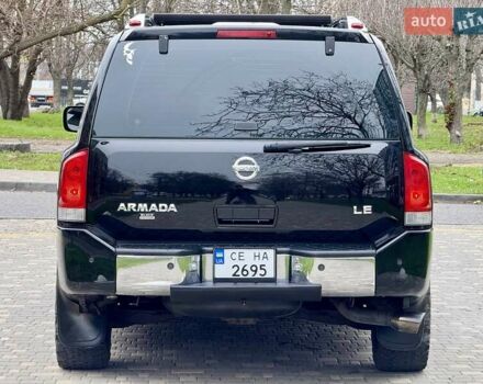 Черный Ниссан Армада, объемом двигателя 5.6 л и пробегом 267 тыс. км за 10999 $, фото 7 на Automoto.ua