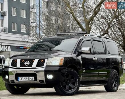 Черный Ниссан Армада, объемом двигателя 5.6 л и пробегом 267 тыс. км за 10999 $, фото 11 на Automoto.ua