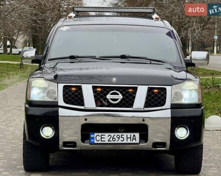 Черный Ниссан Армада, объемом двигателя 5.6 л и пробегом 267 тыс. км за 10999 $, фото 4 на Automoto.ua