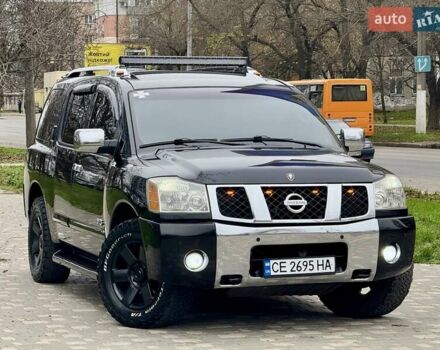Черный Ниссан Армада, объемом двигателя 5.6 л и пробегом 267 тыс. км за 10999 $, фото 22 на Automoto.ua
