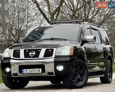 Черный Ниссан Армада, объемом двигателя 5.6 л и пробегом 267 тыс. км за 10999 $, фото 12 на Automoto.ua