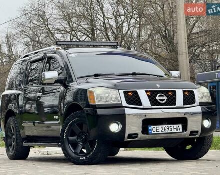 Черный Ниссан Армада, объемом двигателя 5.6 л и пробегом 267 тыс. км за 10999 $, фото 20 на Automoto.ua