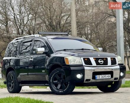 Черный Ниссан Армада, объемом двигателя 5.6 л и пробегом 267 тыс. км за 10999 $, фото 24 на Automoto.ua