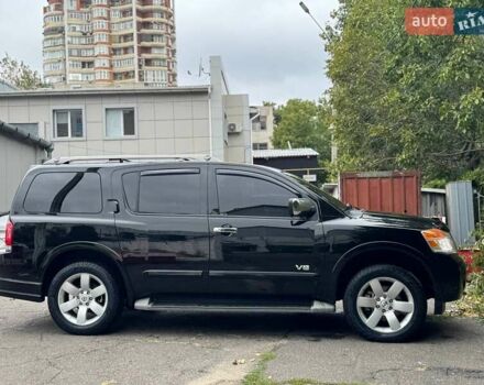 Черный Ниссан Армада, объемом двигателя 5.55 л и пробегом 180 тыс. км за 10900 $, фото 4 на Automoto.ua