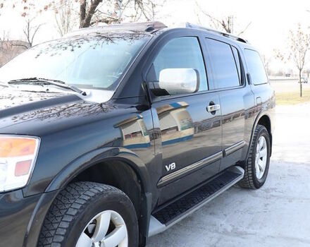Черный Ниссан Армада, объемом двигателя 5.56 л и пробегом 191 тыс. км за 14999 $, фото 3 на Automoto.ua