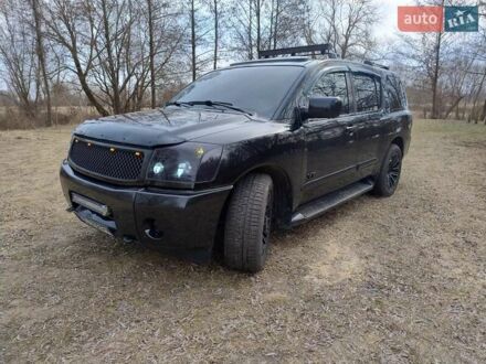 Ніссан Armada 2006 у Лохвице на Automoto.ua Чорний Ніссан Armada, об'ємом двигуна 5.6 л та пробігом 255 тис. км за 8100 $, фото 1 на Automoto.ua
