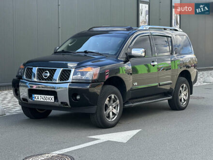 Ніссан Armada 2007 у Києві на Automoto.ua Чорний Ніссан Armada, об'ємом двигуна 5.6 л та пробігом 265 тис. км за 9500 $, фото 1 на Automoto.ua