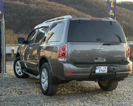 Серый Ниссан Армада, объемом двигателя 5.55 л и пробегом 135 тыс. км за 18450 $, фото 4 на Automoto.ua