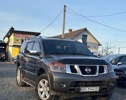 Серый Ниссан Армада, объемом двигателя 5.55 л и пробегом 135 тыс. км за 18450 $, фото 1 на Automoto.ua