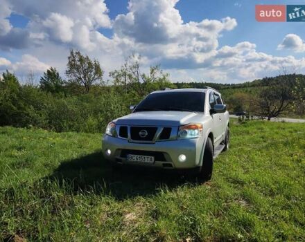 Серый Ниссан Армада, объемом двигателя 5.6 л и пробегом 179 тыс. км за 13900 $, фото 1 на Automoto.ua