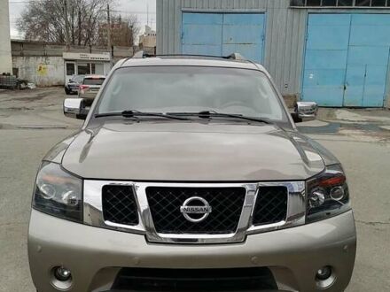 Серый Ниссан Армада, объемом двигателя 5.6 л и пробегом 220 тыс. км за 11200 $, фото 1 на Automoto.ua