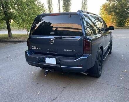 Синий Ниссан Армада, объемом двигателя 5.55 л и пробегом 126 тыс. км за 310 $, фото 4 на Automoto.ua