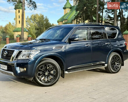 Синий Ниссан Армада, объемом двигателя 5.6 л и пробегом 85 тыс. км за 35500 $, фото 4 на Automoto.ua