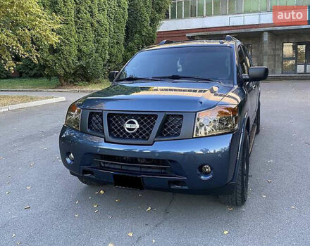 Синий Ниссан Армада, объемом двигателя 5.55 л и пробегом 126 тыс. км за 15000 $, фото 1 на Automoto.ua