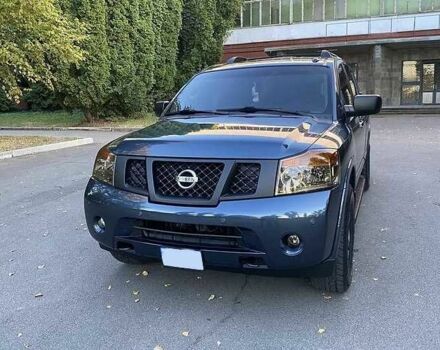 Синий Ниссан Армада, объемом двигателя 5.55 л и пробегом 126 тыс. км за 310 $, фото 1 на Automoto.ua