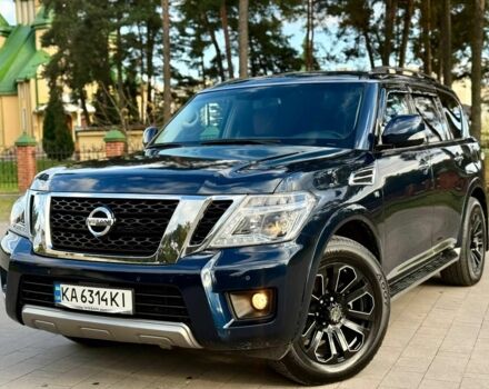 Синий Ниссан Армада, объемом двигателя 5.6 л и пробегом 80 тыс. км за 36000 $, фото 1 на Automoto.ua