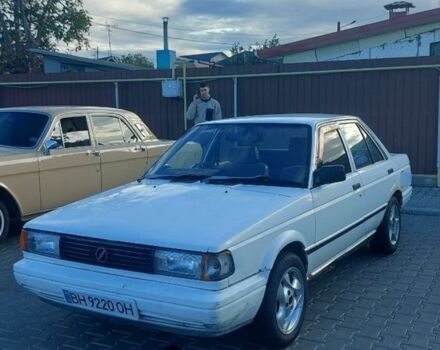 Белый Ниссан Блюберд, объемом двигателя 1.3 л и пробегом 135 тыс. км за 650 $, фото 1 на Automoto.ua