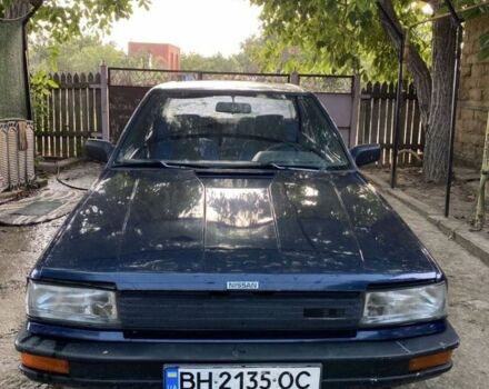 Синий Ниссан Блюберд, объемом двигателя 2 л и пробегом 98 тыс. км за 670 $, фото 1 на Automoto.ua