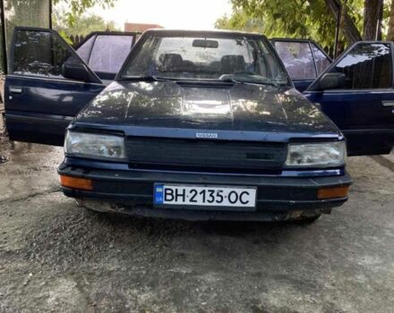 Синий Ниссан Блюберд, объемом двигателя 2 л и пробегом 98 тыс. км за 670 $, фото 1 на Automoto.ua