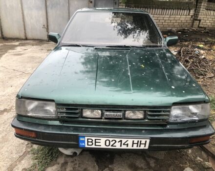 Зелений Ніссан Блюберд, об'ємом двигуна 2 л та пробігом 200 тис. км за 1200 $, фото 1 на Automoto.ua