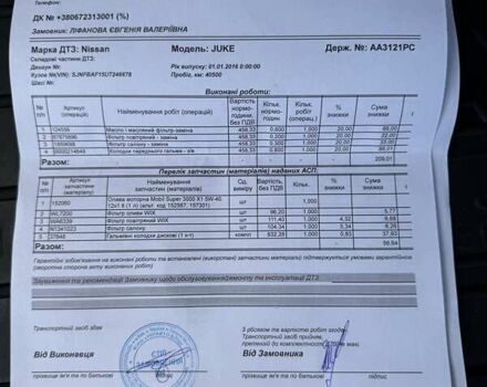 Білий Ніссан Жук, об'ємом двигуна 1.6 л та пробігом 65 тис. км за 13200 $, фото 14 на Automoto.ua