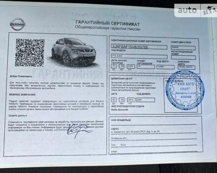 Білий Ніссан Жук, об'ємом двигуна 1.6 л та пробігом 50 тис. км за 16500 $, фото 27 на Automoto.ua