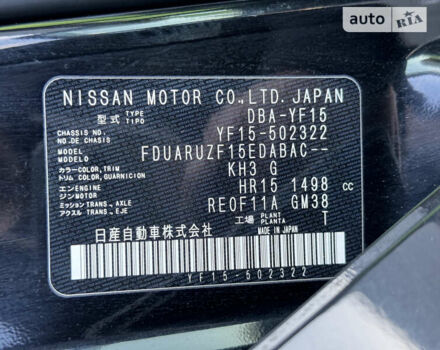 Чорний Ніссан Жук, об'ємом двигуна 1.5 л та пробігом 55 тис. км за 12800 $, фото 34 на Automoto.ua