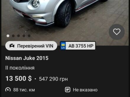 Сірий Ніссан Жук, об'ємом двигуна 1.6 л та пробігом 88 тис. км за 13500 $, фото 1 на Automoto.ua