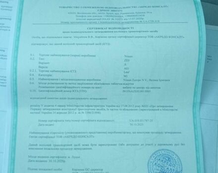 Белый Ниссан Лиф, объемом двигателя 0 л и пробегом 111 тыс. км за 5200 $, фото 12 на Automoto.ua