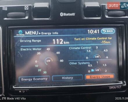 Белый Ниссан Лиф, объемом двигателя 0 л и пробегом 129 тыс. км за 7200 $, фото 8 на Automoto.ua